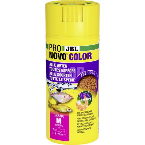 JBL Fischfutter Pronovo Color Grano M Fischfuttergranulat 250 ml Granulat