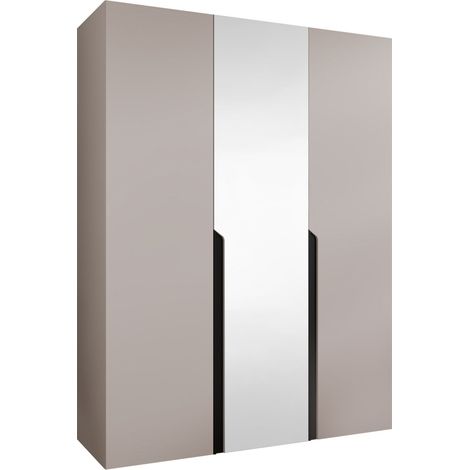 Armario Hartford 585, Cachemira, 202x150x52cm, Puertas de armario: Con bisagras, Número de estantes: 0 (1/5)