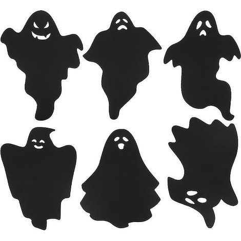 6 Geister-Topper für Halloween-Dekorationen (1/3)