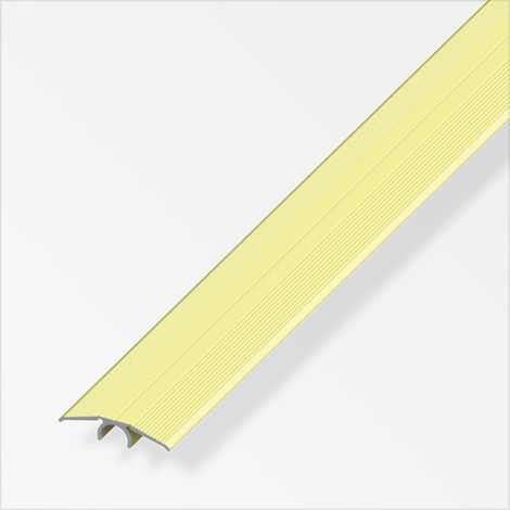 alfer Übergangs-Profil 1 m, 33 mm Aluminium eloxiert messing , messing Übergangsprofil