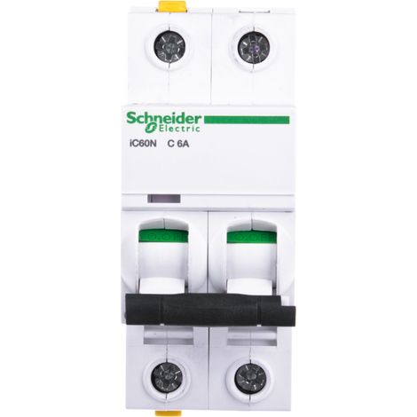 Schneider Electric A9F04206 Interruptor Automático Blanco 6A 400V