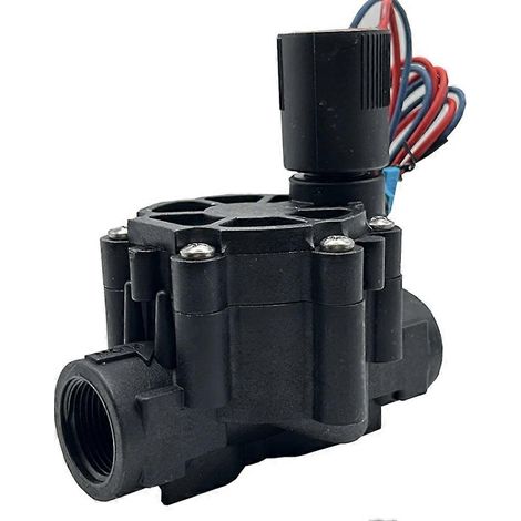 Électrovanne normalement fermée de 1 pouce, vanne en nylon 24 V pour l'irrigation des jardins et des aménagements paysagers agricoles (1/5)