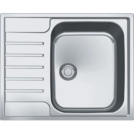Franke Einbauspüle Argos AGX 211-62 Edelstahl, Exzenterbedienung (1/3)