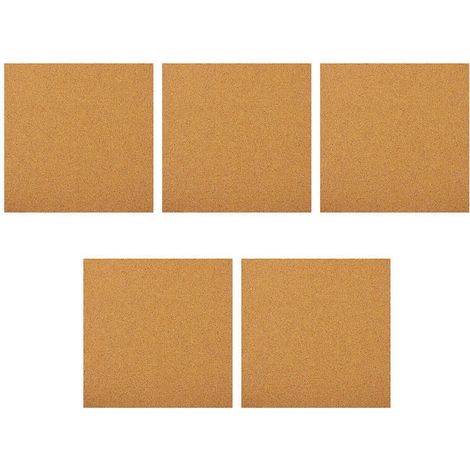 Lot de 5 tableaux d'affichage décoratifs en liège pour la maison-30.00X30.00X0.10CM-Chocolate (1/4)