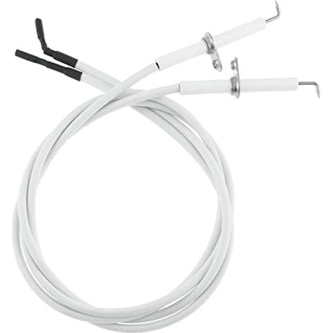 2 pièces Électrode d'allumage 750mm Fil d'électrode pour brûleur pilote Électrode céramique Allumage piézo pour brûleur à gaz (1/5)