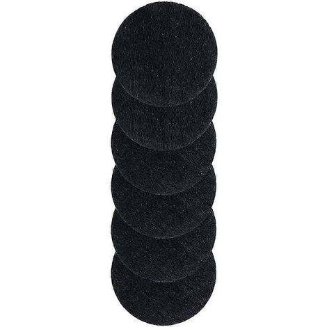 Ensemble de 6 filtres à charbon de rechange pour hottes portables Breetee - Filtre à charbon circulaire de 12 cm (4,7 po) (1/5)