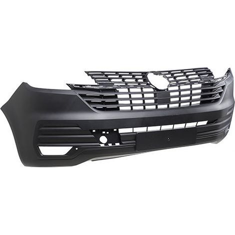 Pare-choc avant noir Volkswagen Transporter T6 phase 2 depuis 2019