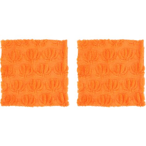 Housse de coussin en Polyester, 2 pièces, taie d'oreiller décorative de Style Boho, citrouille d'automne, pour canapé, salon, rouge rouille (1/5)