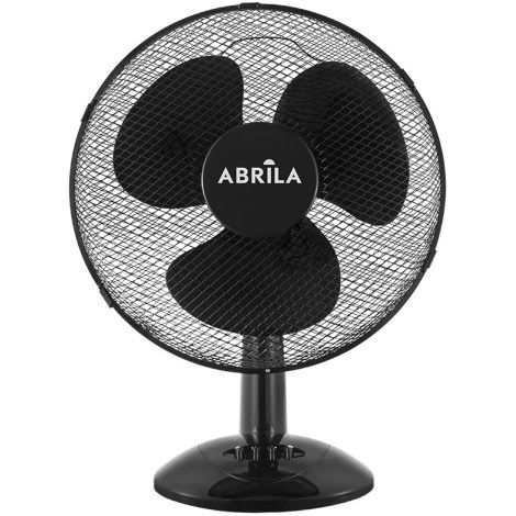 Ventilador sobremesa pizarro grande negro 3velocidades 40w  orientable fijo y rotatorio 52x41x25cm (1/2)