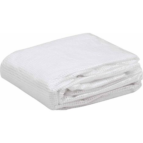 1 Housse de Rechange Serre 300x300x200 cm Transparent PE Avec Porte Et 4 Fenêtres Pour Jardin (1/4)