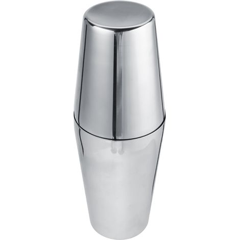 2-teiliges Cocktailshaker-Set aus Edelstahl 800/600 ml, Cocktailmixer für Barkeeper, professioneller Getränkebehälter, Barzubehör aus Edelstahl. (1/5)