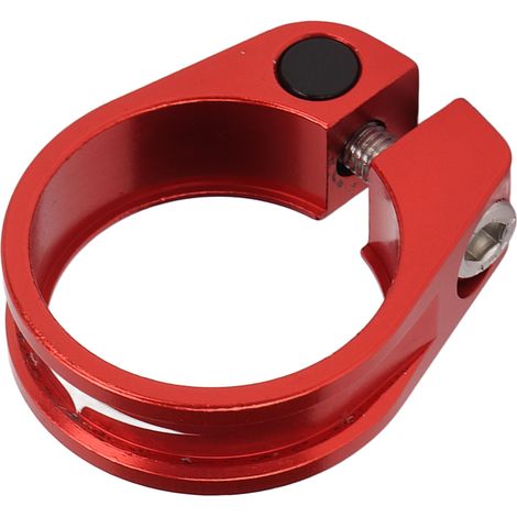31,8-mm-Fahrradsattelklemme, Hohlkonstruktion, Schnellspanner, leichte Aluminiumlegierung, rot (1/5)