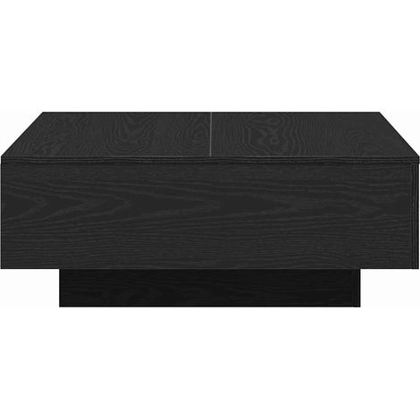 Maison Exclusive - Tavolino da salotto Rovere Nero 80 x 80 x 31 cm
