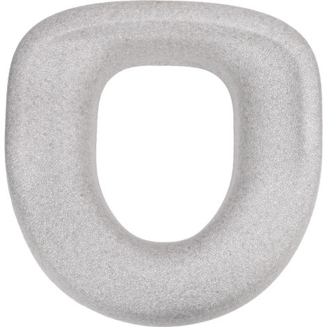 Raised Toilet Seat Cushion, Soft Padded Toilet Seat Cushion for Improved Comfort and Elevation, Universal Fit, Washable and Reusable (1/5)