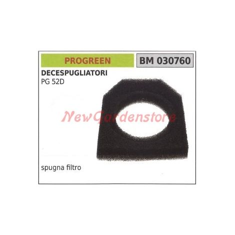 Spugna filtro aria  PROGREEN per decespugliatore PG 52D 030760