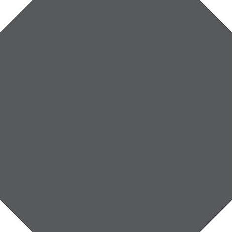 Alle Carrelage - Carrelage sol / mur octogonal uni gris anthracite 20x20 cm VODEVIL OCTOGONE CABARET ANTHRACITE - Vendu par boîte de 0.96 m² (1/4)