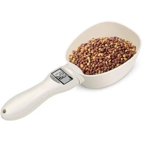 Pet Measuring Spoon, Food Measuring Scoop, Electronic Measuring Spoon, Detachable Weighing Spoon, Digital Scale Spoon with LCD Display for Accurate Measuring (1/5)