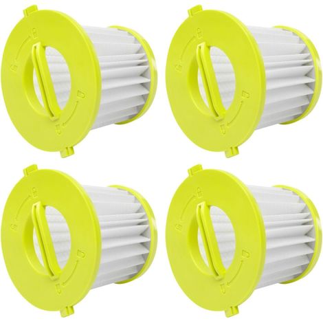 Lot de 4 filtres de rechange pour aspirateur Ryobi 18V ONE+ PCL700 PCL704 PCL705 (1/5)