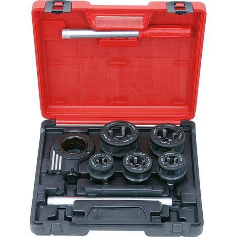[NEUWERTIG] B-Ware Ks Tools Gewinde Schneidkluppen Satz 3/8" 1.1/4" 8 Teilig Schneidkluppen Satz