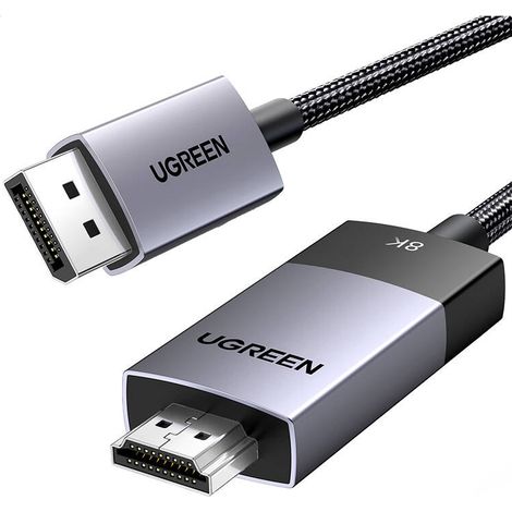 Cavo Ugreen DP115 da DisplayPort a HDMI, 8k 60Hz, 2m (nero)