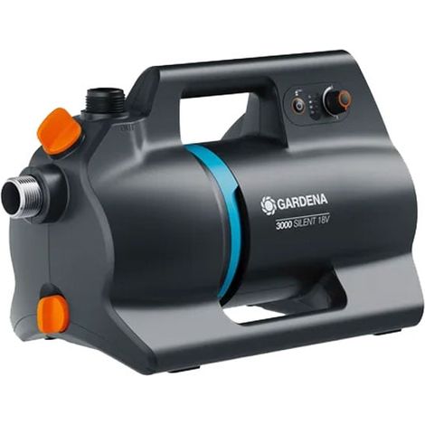 GARDENA Akku-Gartenpumpe 3000 Silent 18V P4A Ready-To-Use Set Pompa a batteria 3000 l/h (1/5)