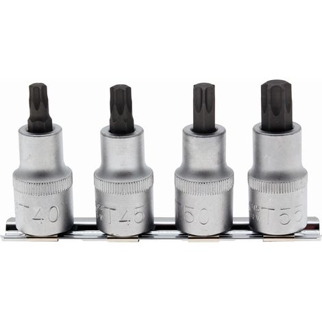 Inserti in cromo vanadio Torx BGS Technic quadrato 1/2