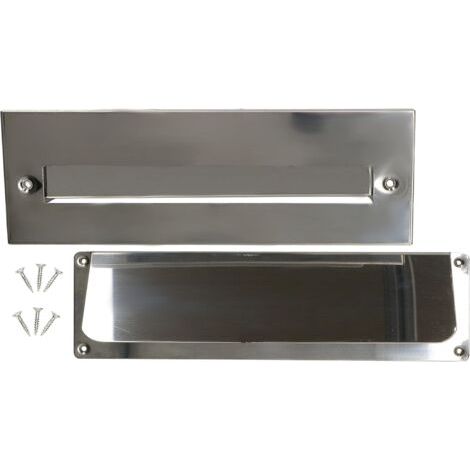 Clapet pour porte d'entrée - 275 x 90 mm - En acier inoxydable-NANOTEH (1/5)