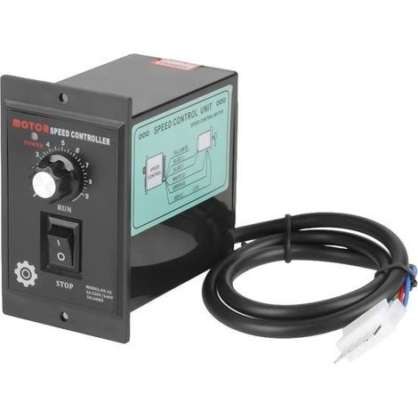 Variateur de Vitesse, Variateur de Vitesse pour Moteur 220V Contrôleur de Régulateur de Vitesse du Moteur Avant et Arrière 400W (1/5)