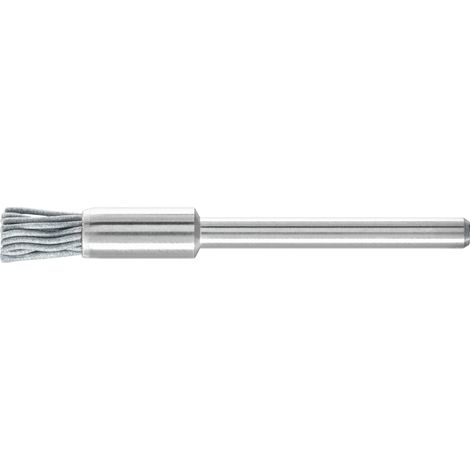 PFERD TOOLS Miniatur-Pinselbürste PBU Ø 5 mm Schaft-Ø 3 mm SiC-Filament-Ø 0,55 mm Korn 320 10 Stk