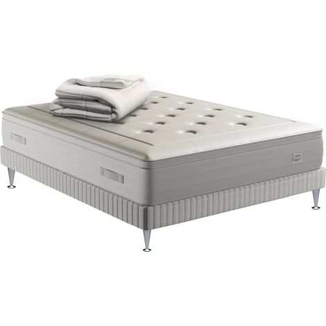 Ens REFLEXION 140X190 matelas H33 ressort ensachés, ferme, sommier + COUETTE (1/4)