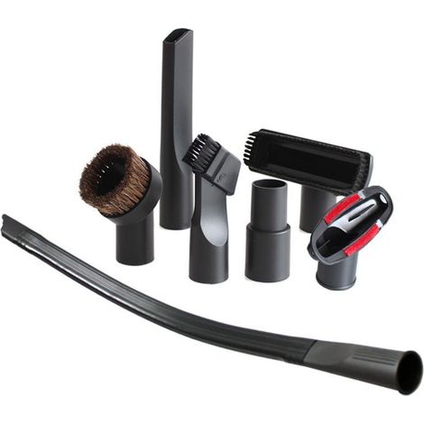 Kit d’accessoires de nettoyage pour aspirateur 7 pièces, brosses et outils 32mm/35mm, compatible aspirateurs domestiques et industriels (1/5)
