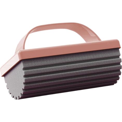 Balai-serpillère portatif en microfibre lavable et réutilisable, compact et léger Petit balai-serpillère pour le nettoyage de bureau, clavier, intérieur de voiture, étagères, tiroirs et comptoirs.