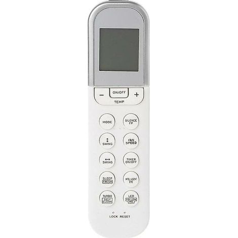 Control remoto de aire acondicionado Midea RG36F – Compatible con RG36F2/RG36F4 – Alimentado por 2 pilas AAA – Diseño ergonómico y bajo consumo (1/5)