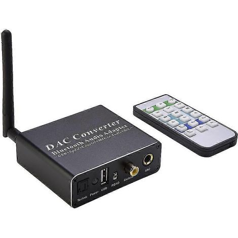 Décodeur Dac numérique convertisseur optique vers Rca récepteur Bluetooth 5.0 optique Coaxial Audio numérique T (1/5)
