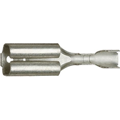 Klauke 18201A Flachsteckhülse Steckbreite: 2.8 mm Steckdicke: 0.8 mm 180 ° Unisoliert Metall 1 St.