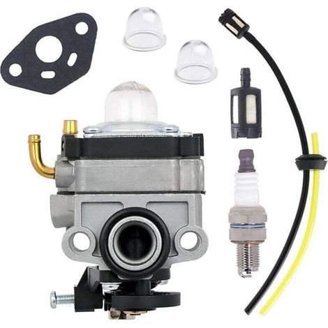Carburettor Fuel Line Kit - Replacement Carburettor Kit suitable for GX31, GX22, FG100, Little Wonder, Mantis Tiller 16100-ZM5-80 (1/4)