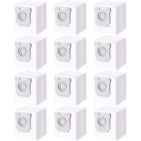 Lot de 12 sacs pour aspirateur iRobot Roomba i7 i7+ i3 i3+ i4 i4+ i6 i6+ j7 j7+ i8 i8+ S9 S9+ E5 E6 E7, accessoires sacs à poussière (1/4)