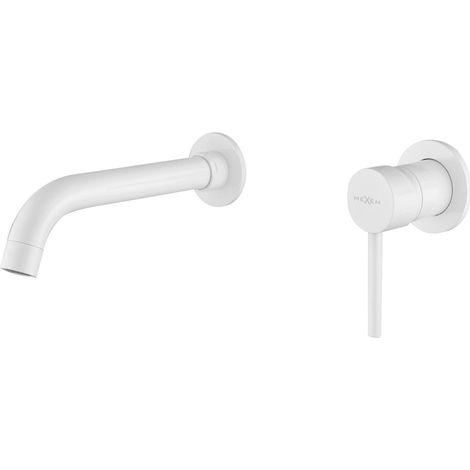 Mexen Alma grifo empotrado para lavabo, blanco - 75015-20 (1/2)