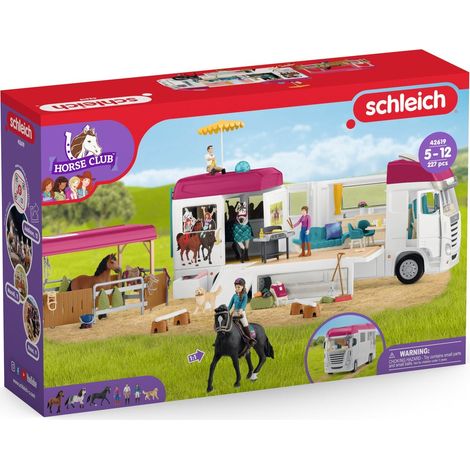 Trasportatore di cavalli con accessori per Schleich Horse Club