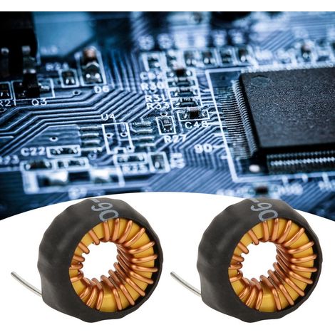 30 Kupferringspulen mit Gehäuse für Leiterplatten 5026 15 µH 6 A (1/5)