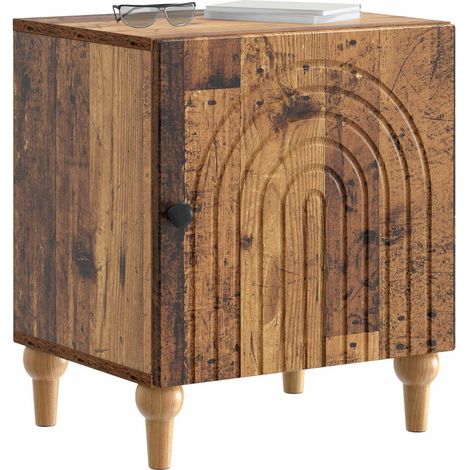 Maison Exclusive - Nachttisch 2 pcs Altholz 43 x 34,5 x 50 cm Hol