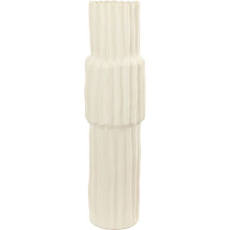 Light & Living LONGA Vase Keramik Crème – Ø20,5x72,5 cm