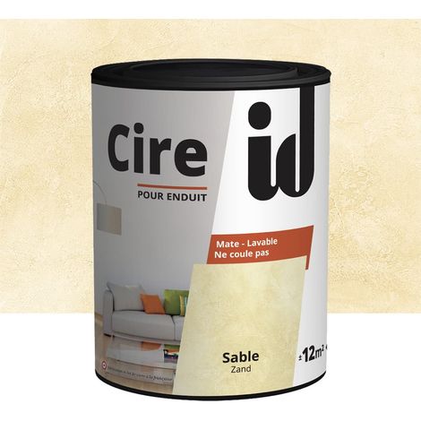 Cire pour enduit ID Sable 1 L (1/2)