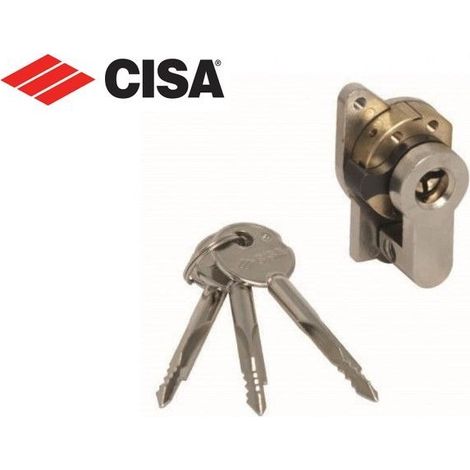 Cilindro con chiave a spillo lunga Cisa art. 0240011 (1/4)