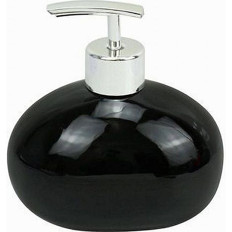 Distributeur De Savon Liquide En Céramique Noire Mobilier De Salle De Bain Moderne 79248 (1/2)