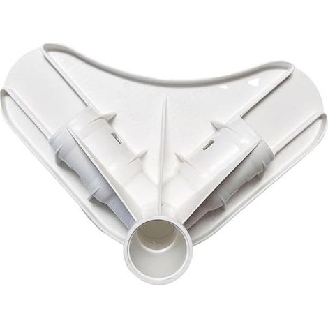Connecteur d'angle de du Cadre de Piscine Hors Sol Pièce de Fixation Plastique, Support du Cadre de Piscine, Blanc (1/5)