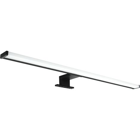 Lampada da parete per bagno sopra lo specchio NERON LED 8W 4000K IP44 nero (1/2)
