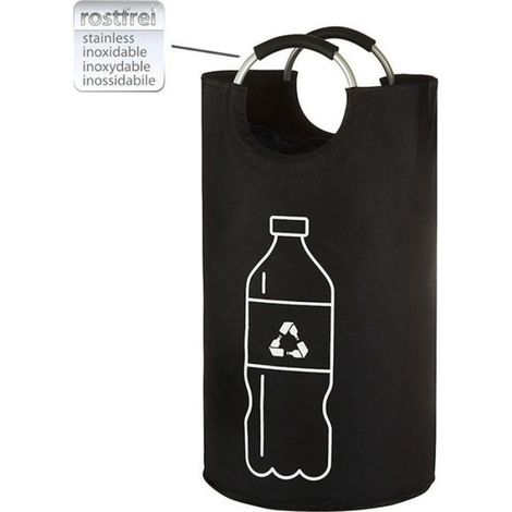 Poubelle Tri Sélectif - 82 L - Pliable - Avec Poignées En Aluminium - Pour Cuisine Et Cellier - 1 Pièce (1/5)