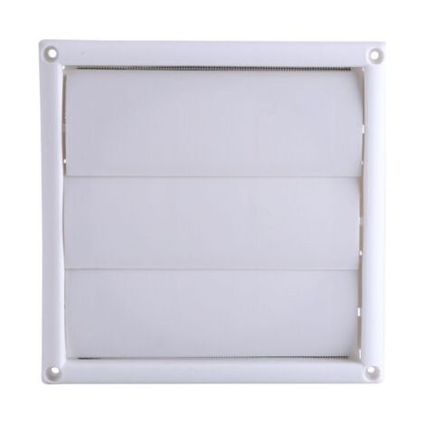 1 PC évent en Plastique avec Filet Nouveau Couvercle de Grille 3 Volets Grille de Ventilation de Conduit Mural pour Couvrir les Ouvertures de Plafond(15 15CM) (1/4)
