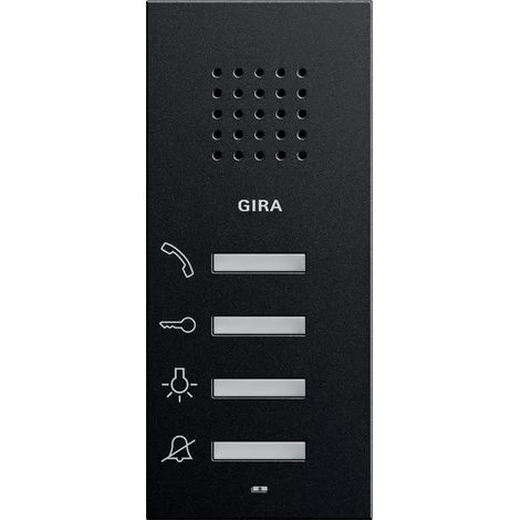 Gira Wohnungsstation AP System 55 Schwarz m [1250005], 1250 005 (1/2)